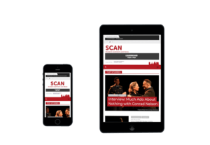 SCAN newspaper new WordPress web design